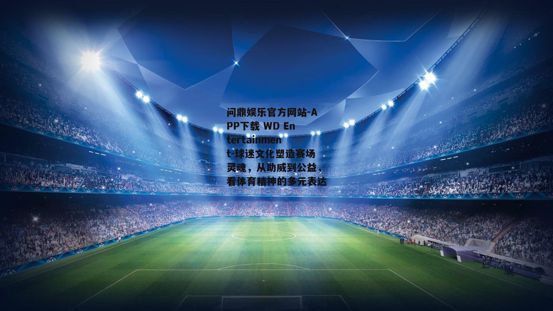 球迷文化塑造赛场灵魂，从助威到公益，看体育精神的多元表达